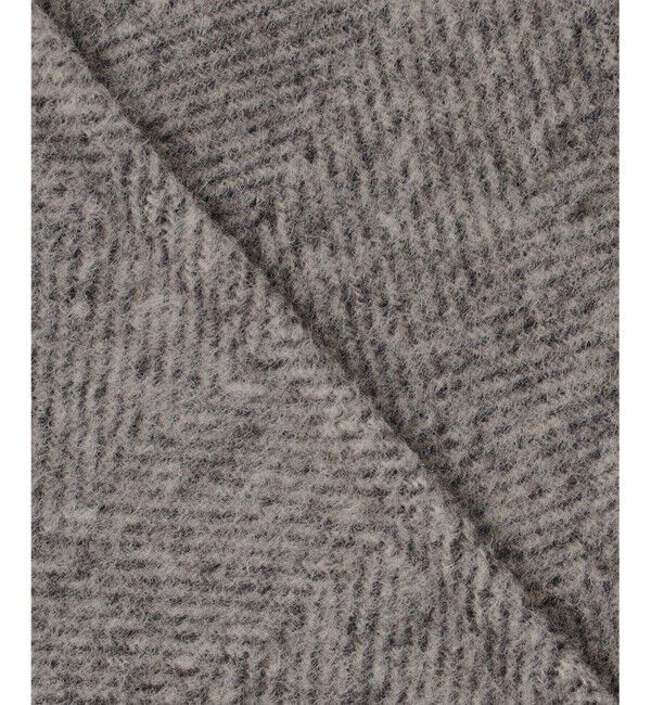 自由区「ウールリバーロング コート」|ノーカラーコート|