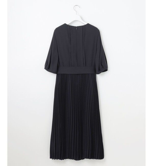 自由区「【セレモニー・オケージョン】シフォンプリーツ ワンピース」|ワンピース|
