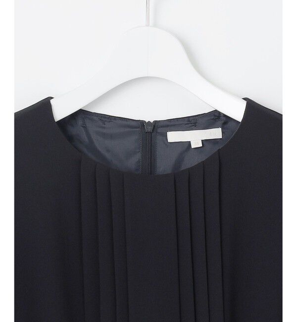 自由区「【セレモニー・オケージョン】シフォンプリーツ ワンピース」|ワンピース|