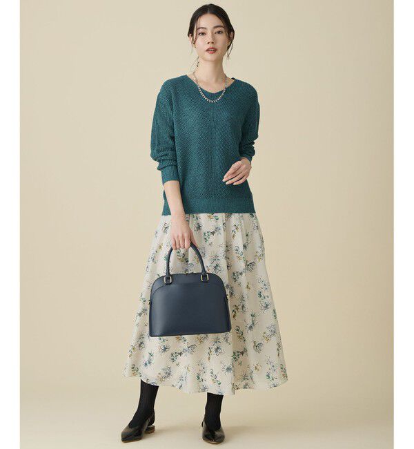 自由区「リネンミドルゲージプルオーバー ニット」|ニット・セーター|