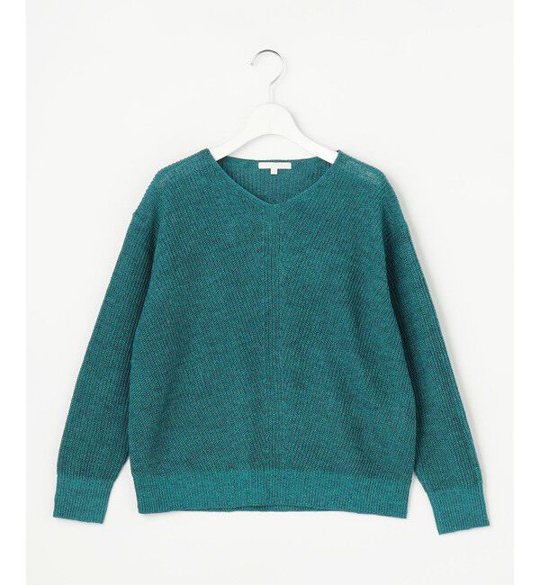 自由区「リネンミドルゲージプルオーバー ニット」|ニット・セーター|