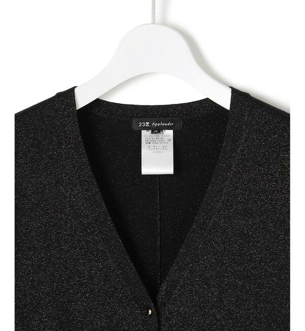 23区「【APPLAUDIR】コンパクト ドルマンスリーブ ラメカーディガン」|カーディガン|