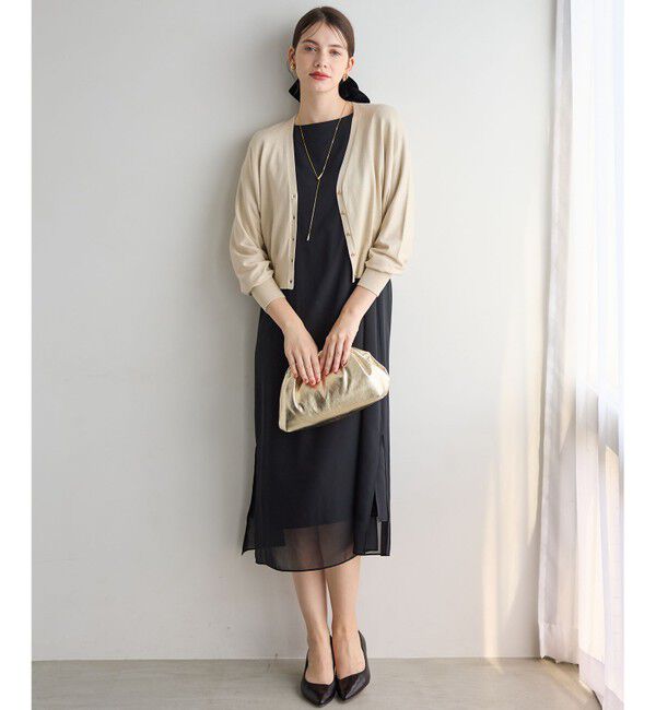 23区「【APPLAUDIR】コンパクト ドルマンスリーブ ラメカーディガン」|カーディガン|