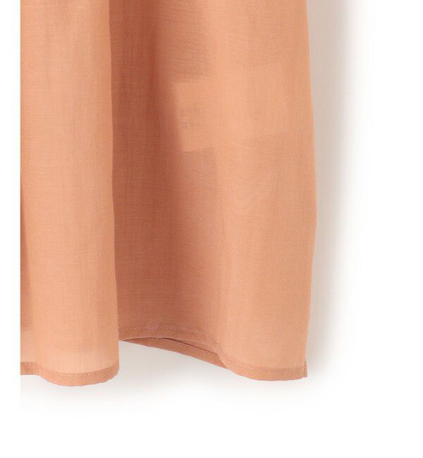 23区「【接触冷感/速乾性/洗える】エアリーブライトローン タック ブラウス」|シャツ・ブラウス|