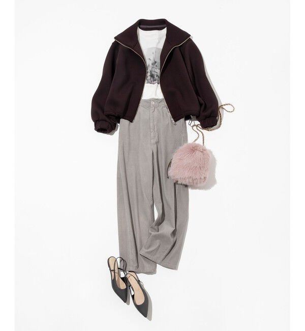 23区「【滝沢眞規子さん着用/洗える】コットン コーデュロイ ワイド パンツ」|その他|