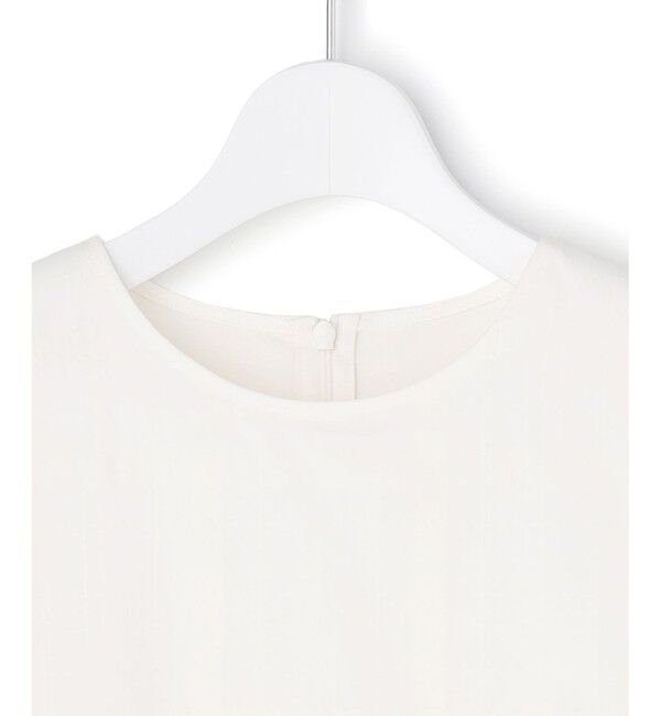 23区「シアーチェックレイヤード フレア Tブラウス」|シャツ・ブラウス|