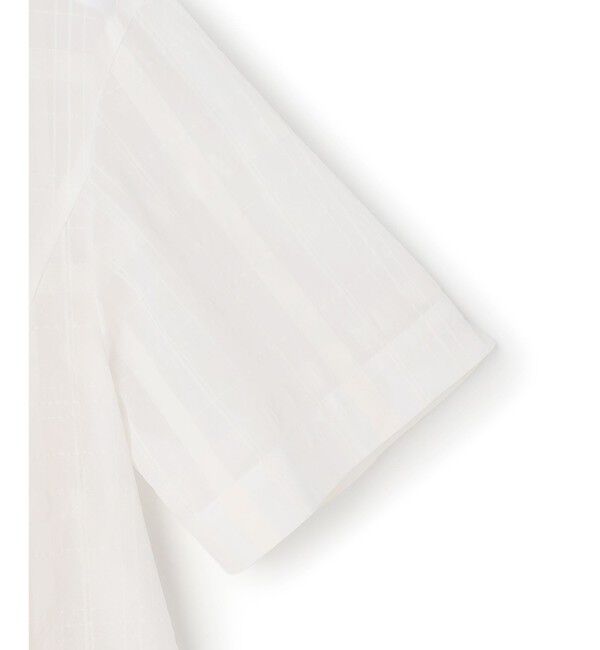 23区「シアーチェックレイヤード フレア Tブラウス」|シャツ・ブラウス|