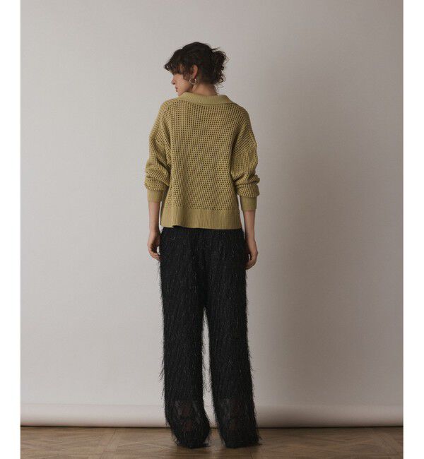 Diagram「メッシュVネックニットトップ」|ニット・セーター|