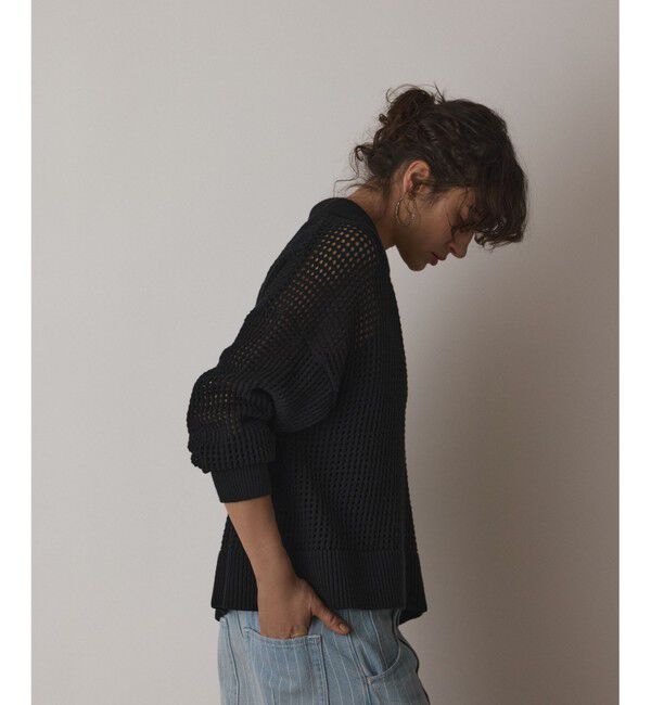 Diagram「メッシュVネックニットトップ」|ニット・セーター|