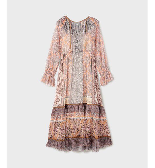 GRACE CONTINENTAL「ペイズリープリントドレス」|ワンピース|