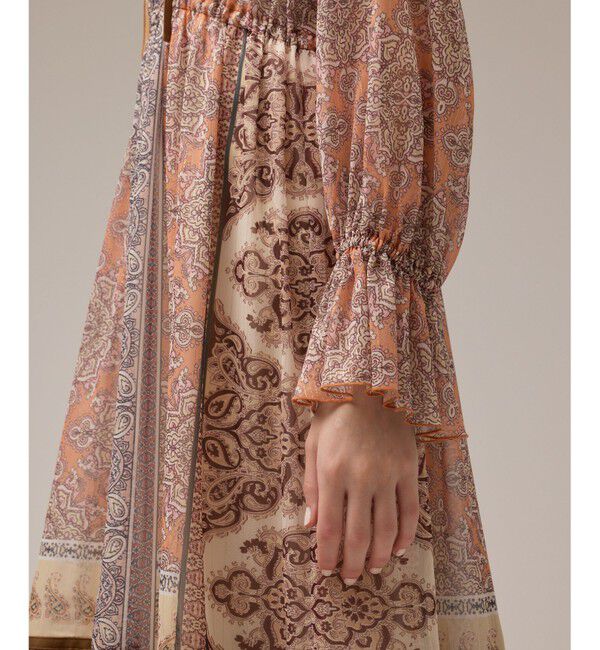 GRACE CONTINENTAL「ペイズリープリントドレス」|ワンピース|