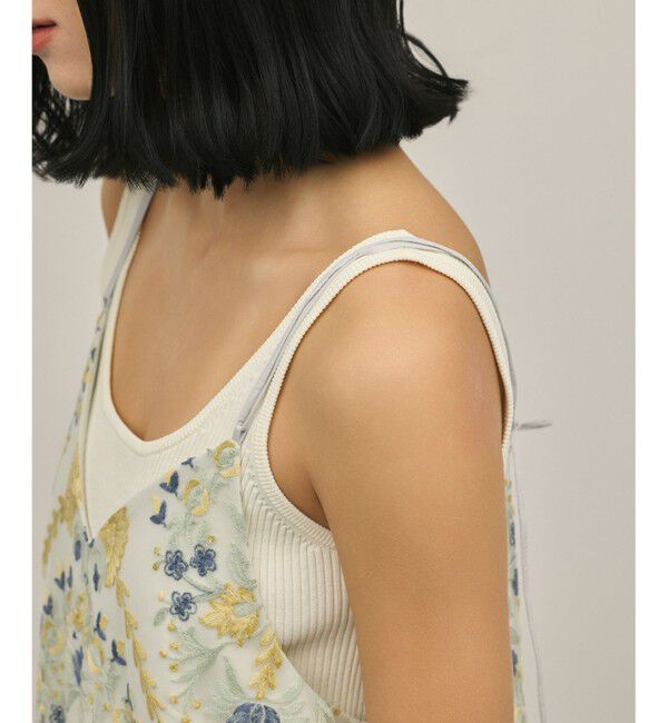 GRACE CONTINENTAL「オーナメントembワンピース」|ワンピース|