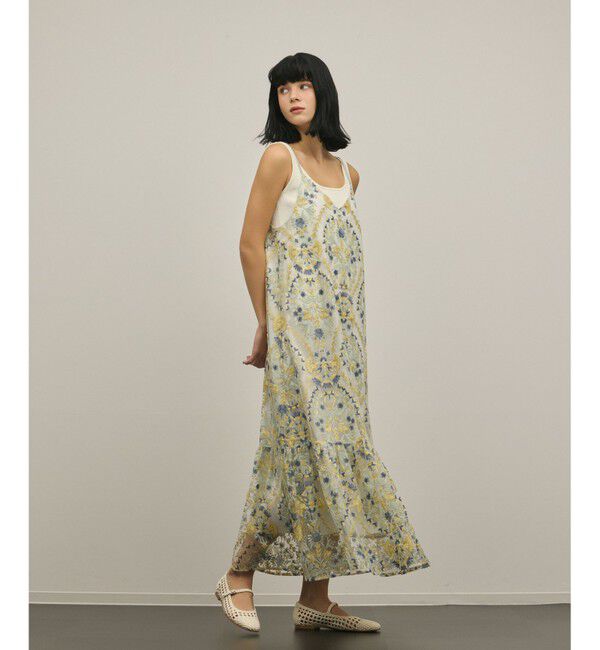 GRACE CONTINENTAL「オーナメントembワンピース」|ワンピース|