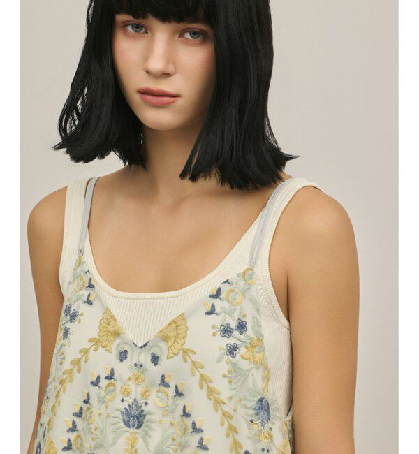 GRACE CONTINENTAL「オーナメントembワンピース」|ワンピース|