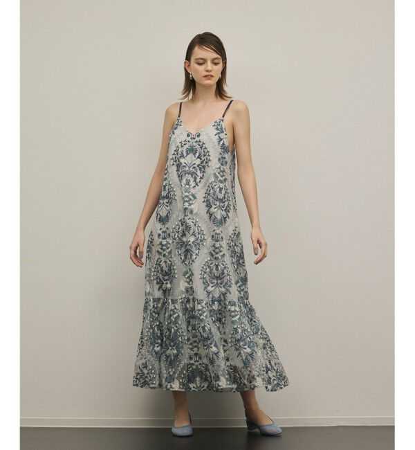 GRACE CONTINENTAL「オーナメントembワンピース」|ワンピース|