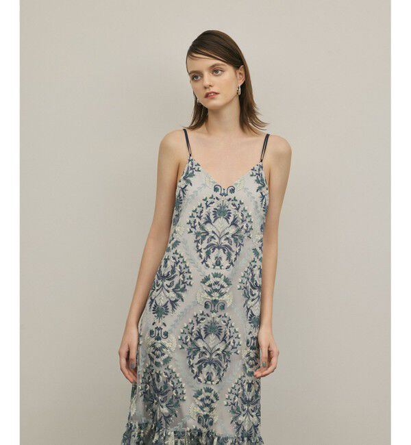 GRACE CONTINENTAL「オーナメントembワンピース」|ワンピース|