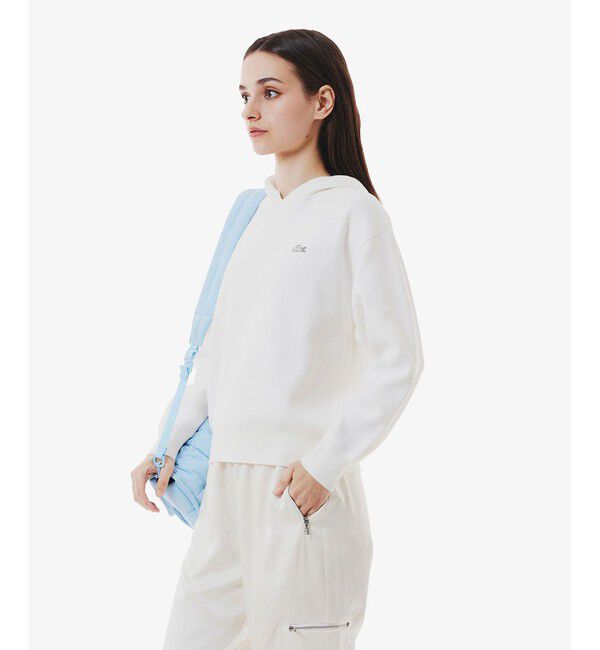 LACOSTE「ニットフーディー / プルオーバーニットパーカー」|ニット・セーター|
