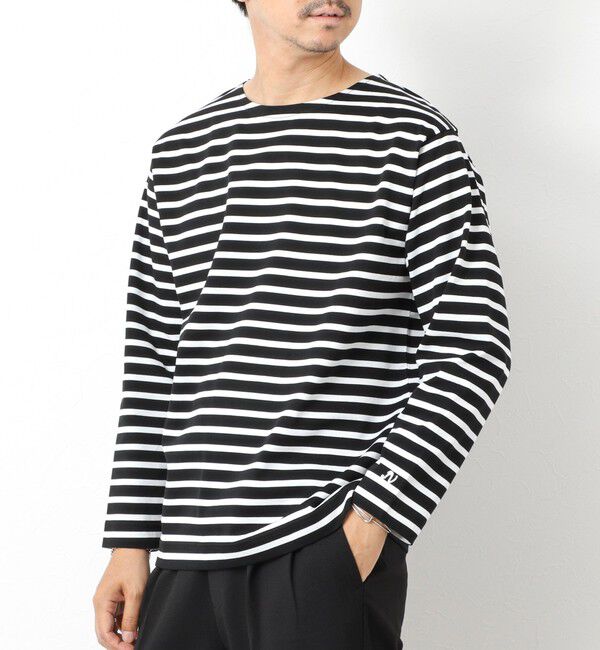 NOLLEY'S goodman「MVSシルケットボーダーBN」|Tシャツ・カットソー|ブラック系その他