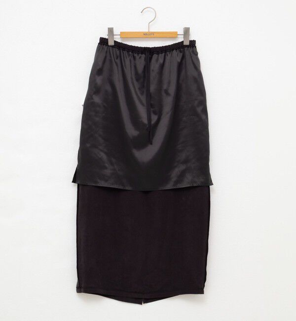 NOLLEY'S「《セットアップ対応》ウォッシャブルシルキーキュプライージースカート」|スカート|