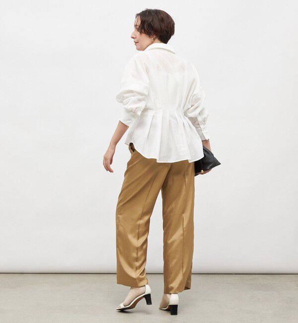 NOLLEY'S「ウォッシャブルサテンワイドパンツ」|その他|