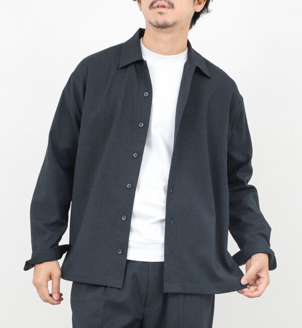 NOLLEY'S goodman「《セットアップ対応》LANATEC イージーケアウォッシャブルシャツ 25AW」|シャツ・ブラウス|ネイビー