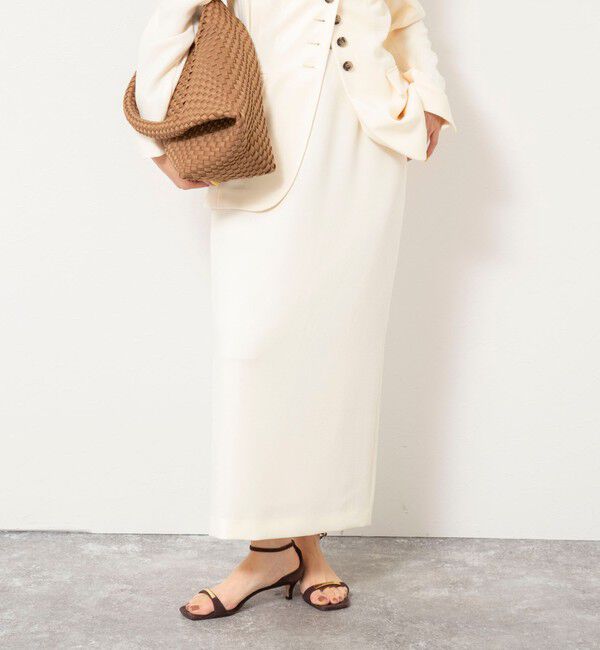 NOLLEY'S sophi「《セットアップ対応》ウォッシャブルバックサテンタイトスカート」|タイト|キナリ