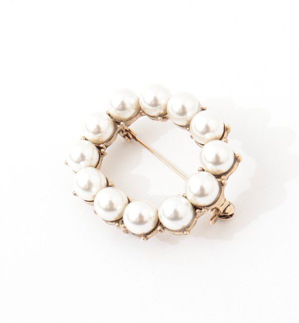 NOLLEY'S「【NOLLEYS goods】リングパールブローチ」|ブローチ・コサージュ|