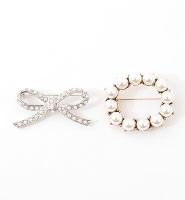 NOLLEY'S「【NOLLEYS goods】リングパールブローチ」|ブローチ・コサージュ|