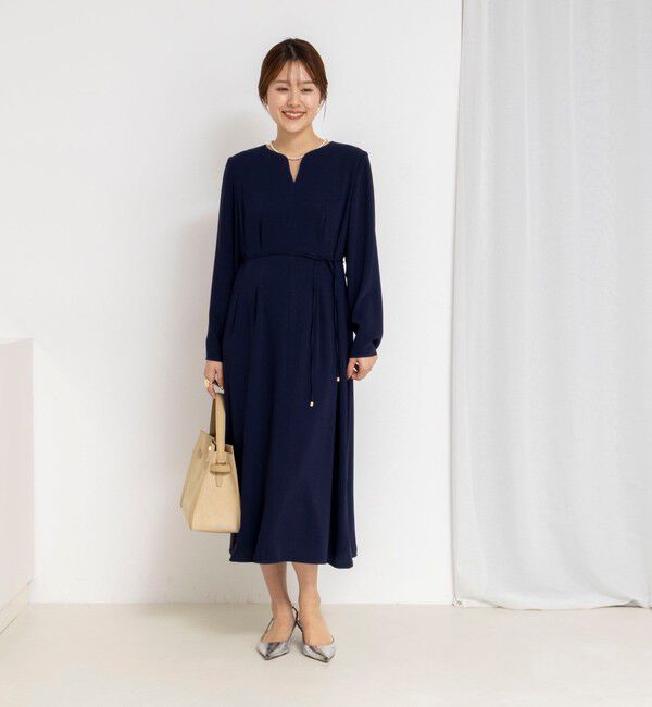 NOLLEY'S「ウォッシャブルウエストタックワンピース」|ワンピース|