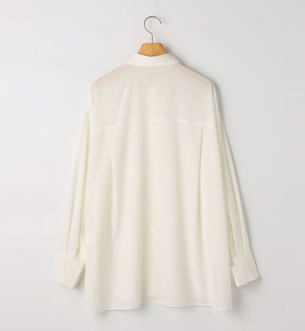 NOLLEY'S sophi「ウォッシャブルトリアセドレープシャツ」|シャツ・ブラウス|