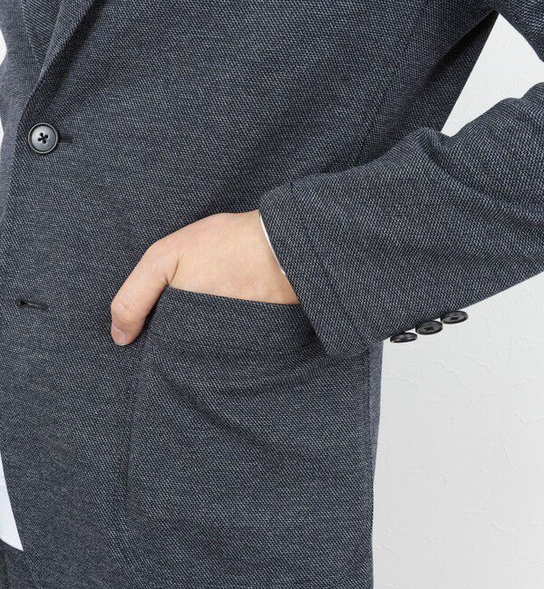 NOLLEY'S goodman「《ビジカジ/セットアップ対応》シャークジャージ イージーJK 26SS」|テーラードジャケット|