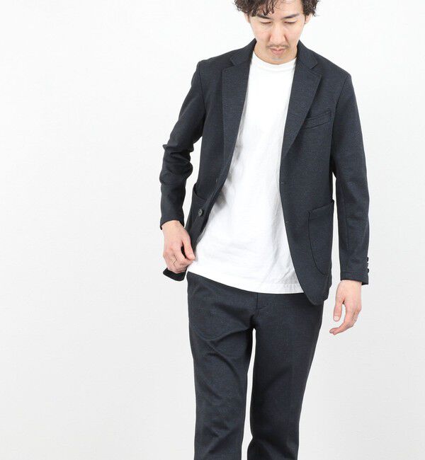 NOLLEY'S goodman「《ビジカジ/セットアップ対応》シャークジャージ イージーJK 26SS」|テーラードジャケット|