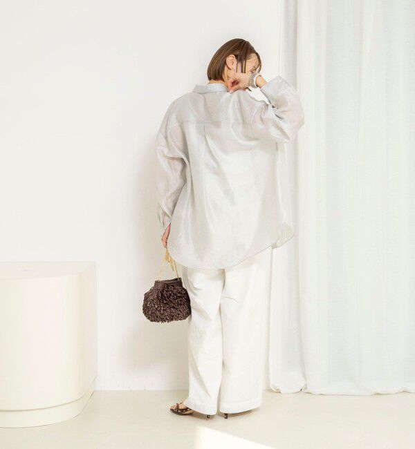 NOLLEY'S「【一部WEB限定サイズ】ウォッシャブル撥水ワイドラップパンツ」|その他|