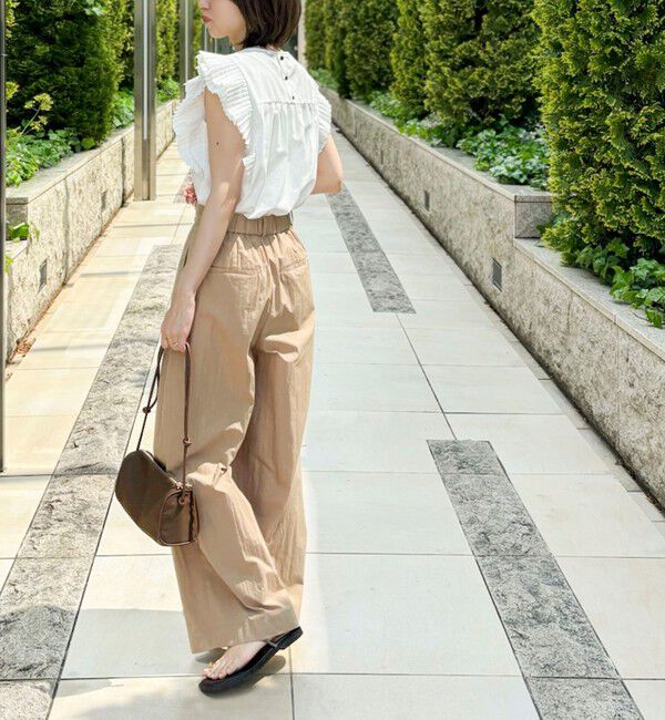 NOLLEY'S「【一部WEB限定サイズ】ウォッシャブル撥水ワイドラップパンツ」|その他|