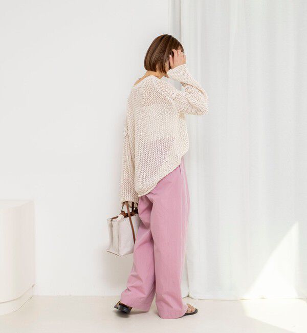 NOLLEY'S「【一部WEB限定サイズ】ウォッシャブル撥水ワイドラップパンツ」|その他|