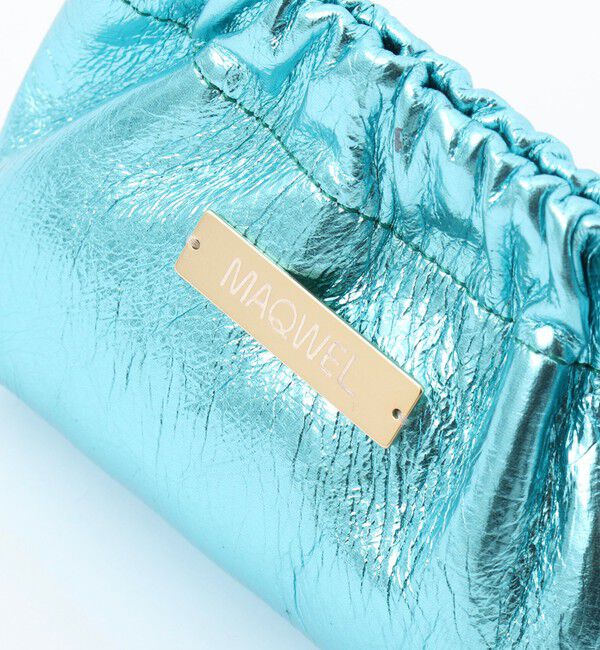 MAQWEL「【MAQWEL/マクウェル】メタリックポーチ」|ポーチ|