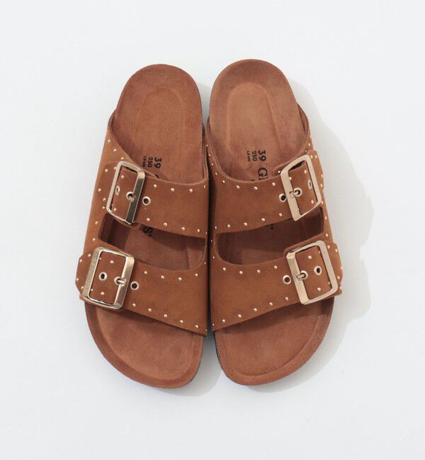 NOLLEY'S「【GENUINS/ジェニンズ】　スエードスタッズベルトサンダル」|サンダル|