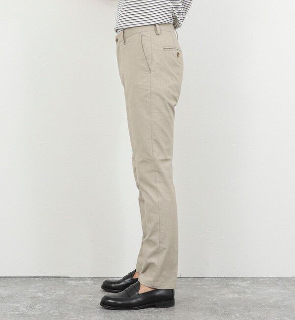 NOLLEY'S goodman「《ビジカジ対応》綿麻COOLMAX スリムフィットパンツ 26SS」|チノ|