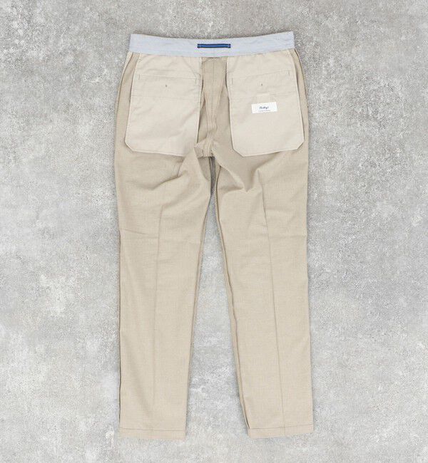 NOLLEY'S goodman「《ビジカジ対応》綿麻COOLMAX スリムフィットパンツ 26SS」|チノ|