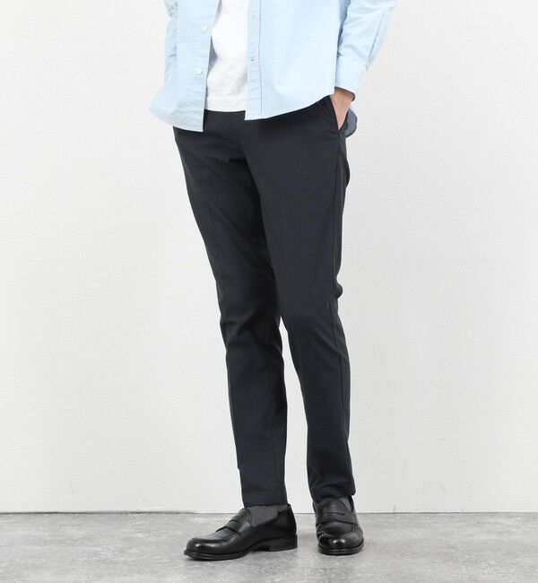 NOLLEY'S goodman「《ビジカジ対応》綿麻COOLMAX スリムフィットパンツ 26SS」|チノ|