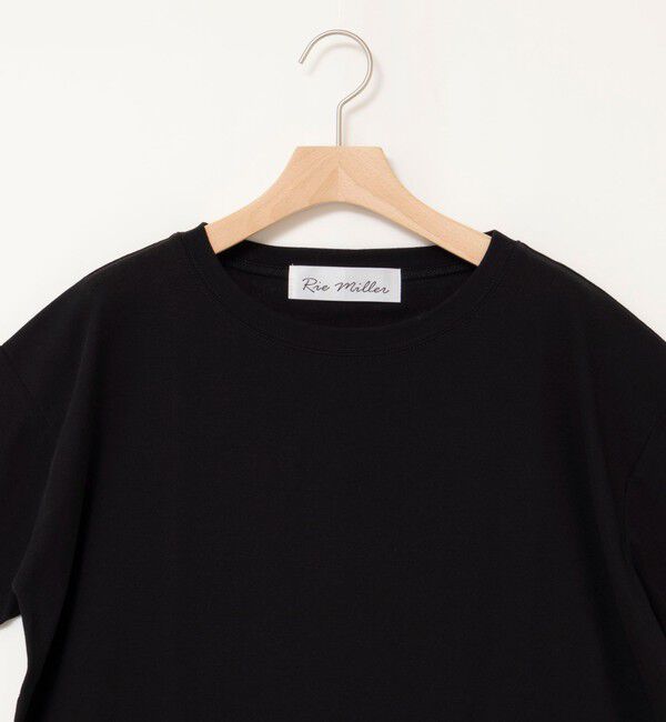 Rie Miller「ウォッシャブルドローストTシャツ」|Tシャツ・カットソー|