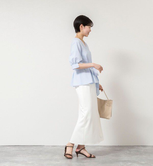 NOLLEY'S sophi「《セットアップ対応》ウォッシャブルマルチファンクションタイトスカート」|タイト|