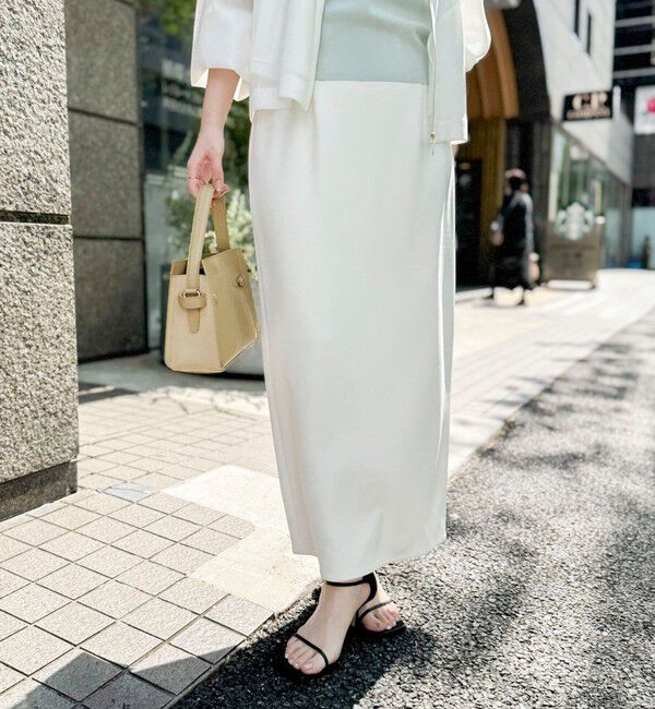 NOLLEY'S sophi「《セットアップ対応》ウォッシャブルマルチファンクションタイトスカート」|タイト|