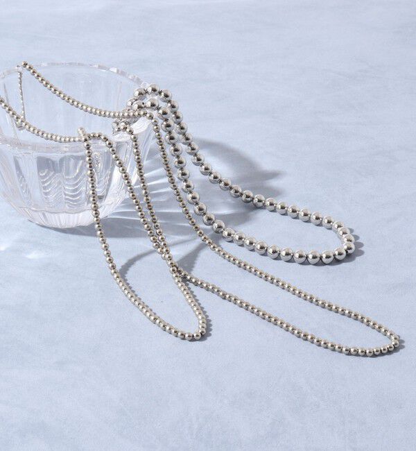 grace grace「【grace grace/グラスグラス】メタボールロングネックレス」|ネックレス|