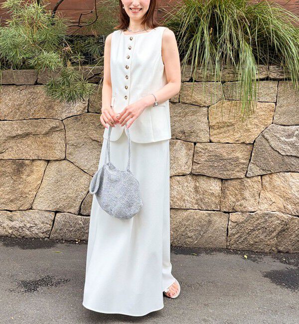 NOLLEY'S sophi「《セットアップ対応》ウォッシャブルドライシャンタンジレ」|ベスト・ジレ|