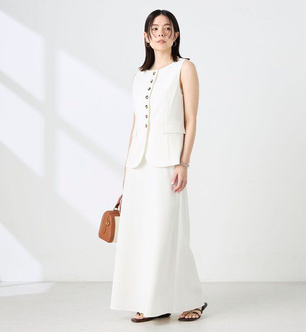 NOLLEY'S sophi「《セットアップ対応》ウォッシャブルドライシャンタンジレ」|ベスト・ジレ|