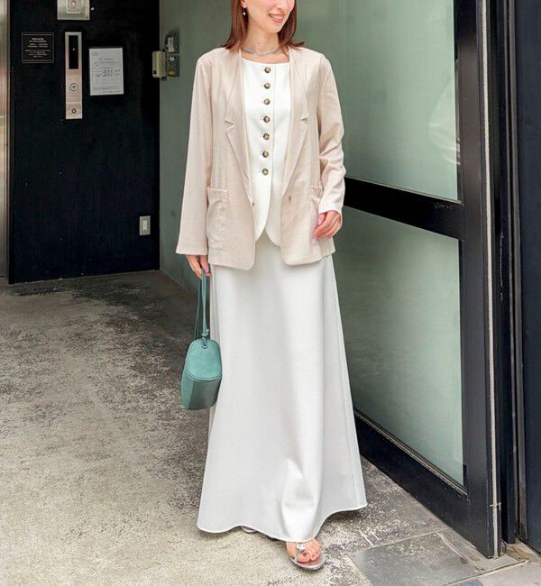 NOLLEY'S sophi「《セットアップ対応》ウォッシャブルドライシャンタンジレ」|ベスト・ジレ|