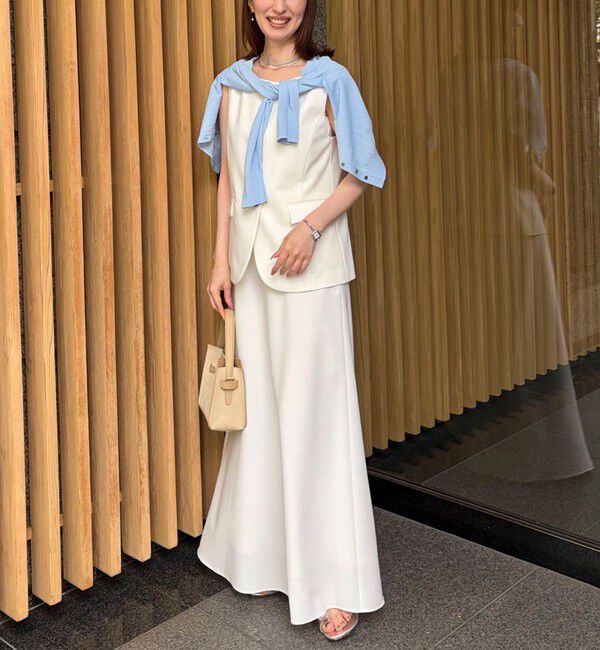 NOLLEY'S sophi「《セットアップ対応》ウォッシャブルドライシャンタンジレ」|ベスト・ジレ|