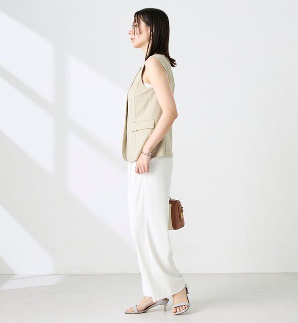 NOLLEY'S sophi「《セットアップ対応》ウォッシャブルドライシャンタンジレ」|ベスト・ジレ|
