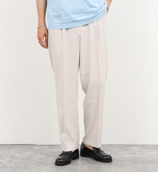 NOLLEY'S goodman「《セットアップ対応》Reflax ワンタックイージーパンツ 26SS」|チノ|